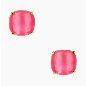 Kate Spade pink diamond earrings